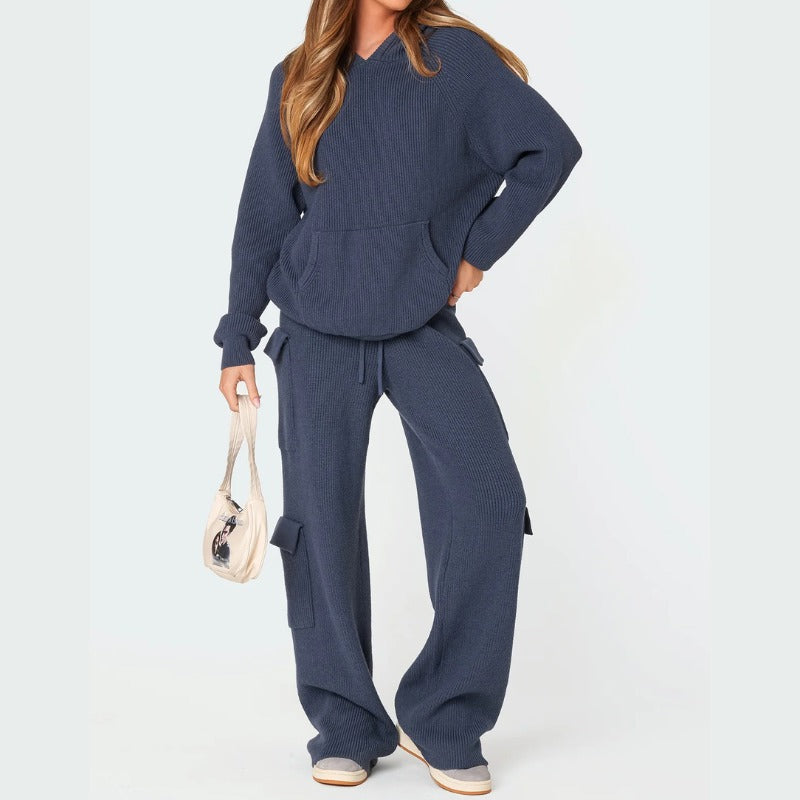 Ensemble cargo en tricot