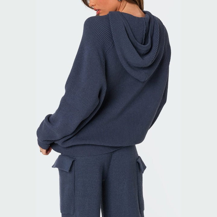 Ensemble cargo en tricot