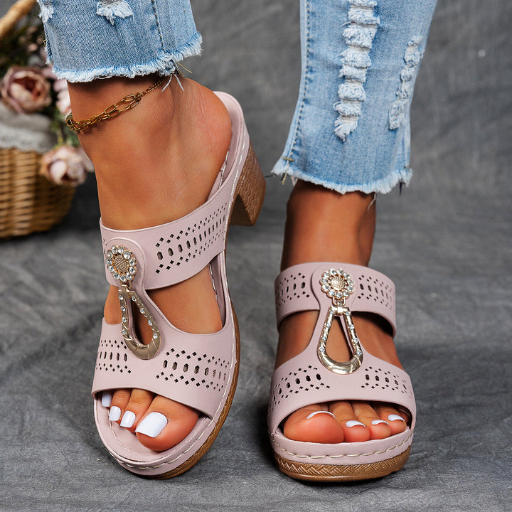 Isabella™ | Sandalias ortopédicas cómodas de tacón alto