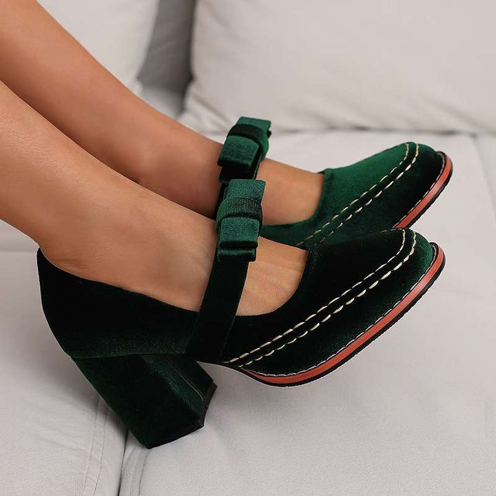 Mocassins Élégance en velours