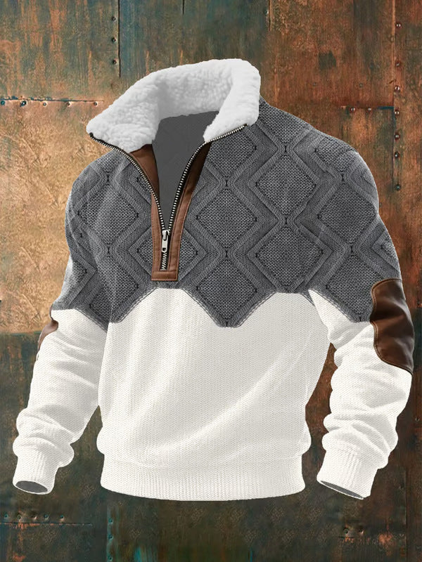 HIGH COLLAR FLEECE PULLOVER