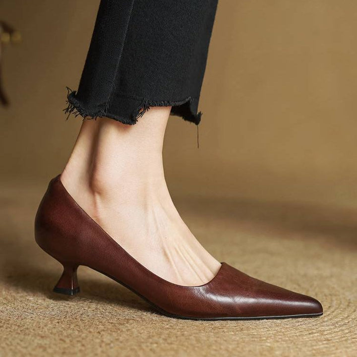 Escarpins Anok en cuir véritable