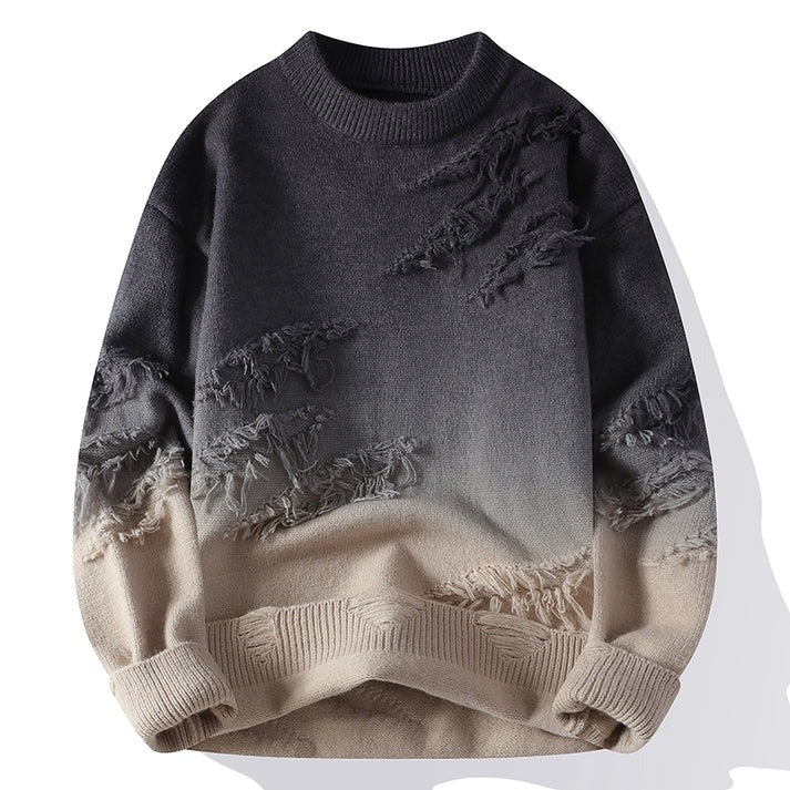 Pull tricot ombré