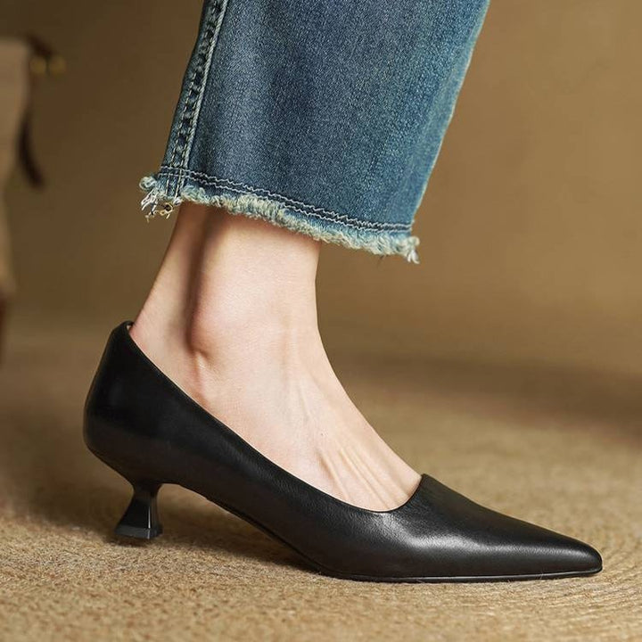 Escarpins Anok en cuir véritable