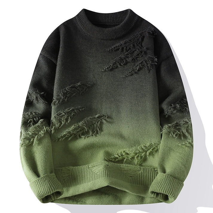 Pull tricot ombré