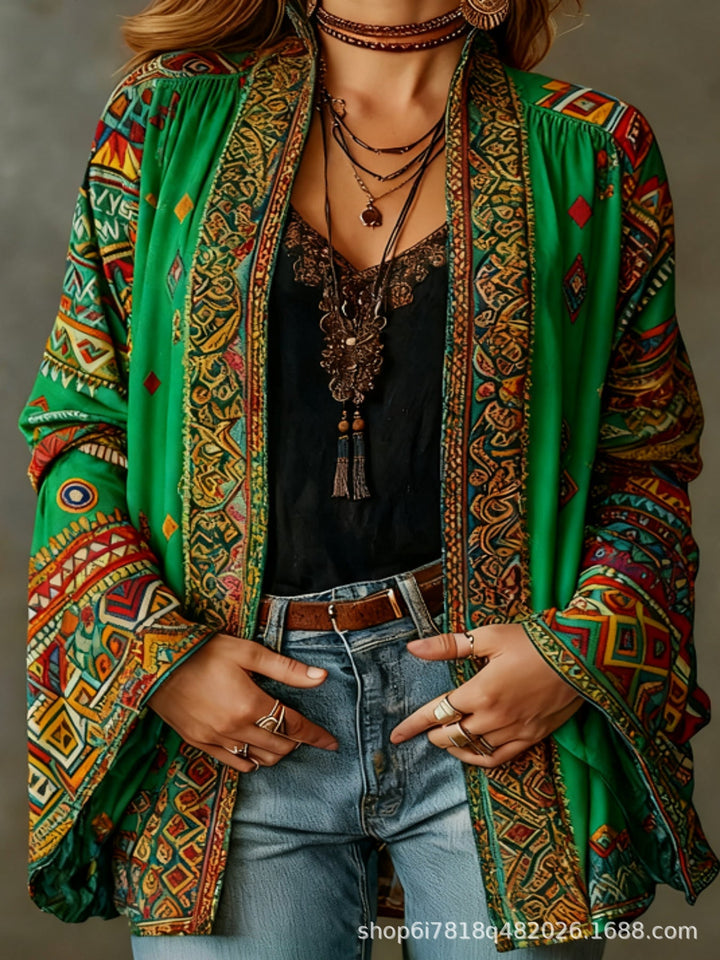 BOHO VELVET JACKET FOR WOMEN