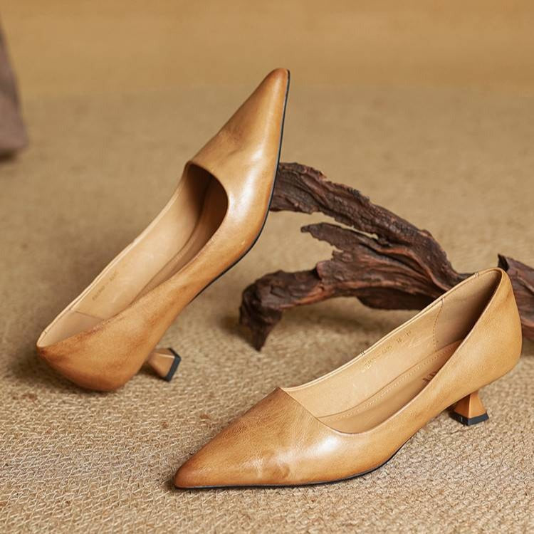 Escarpins Anok en cuir véritable