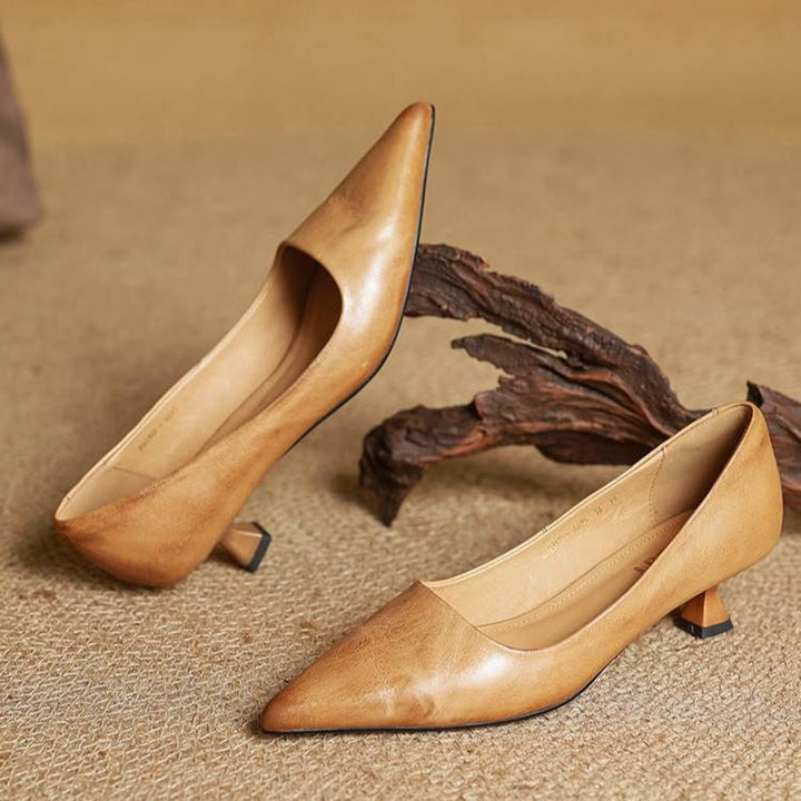 Escarpins Anok en cuir véritable