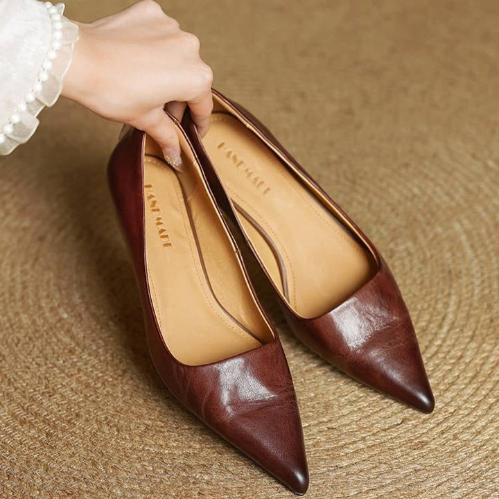 Escarpins Anok en cuir véritable