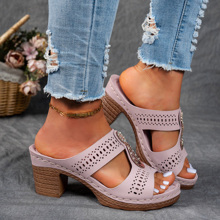 Isabella™ | Sandalias ortopédicas cómodas de tacón alto