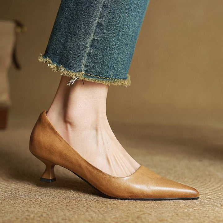 Escarpins Anok en cuir véritable