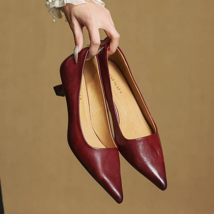 Escarpins Anok en cuir véritable