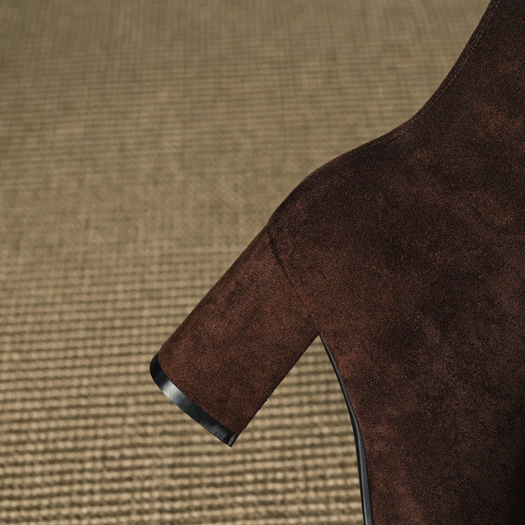 Bottes en daim véritable