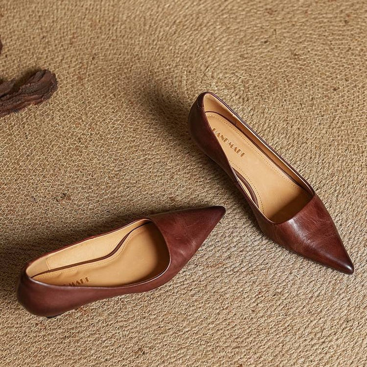 Escarpins Anok en cuir véritable