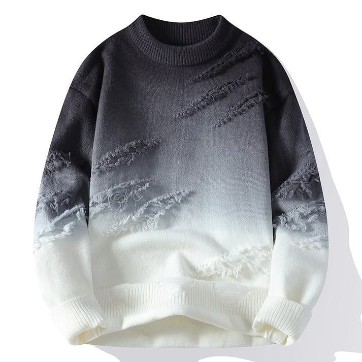 Pull tricot ombré