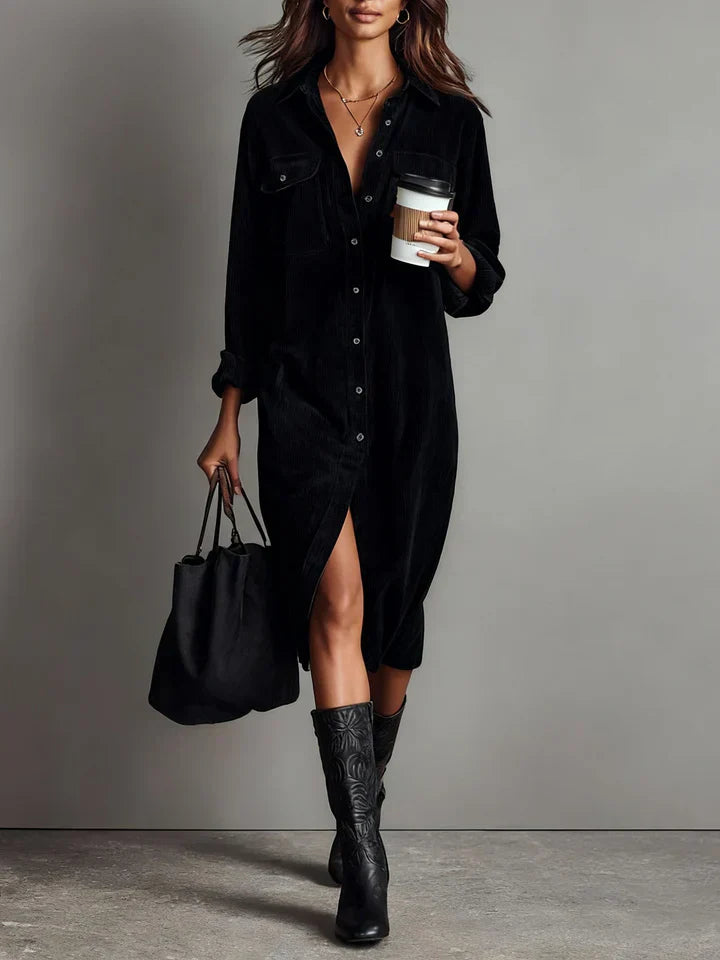 Robe casual élégante à coupe fluide