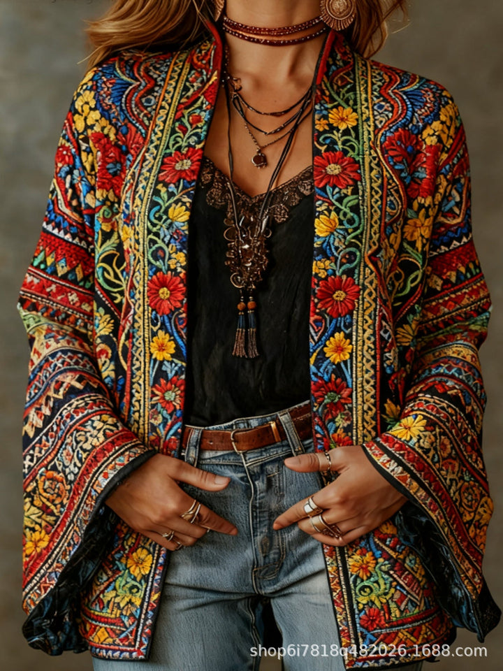 BOHO VELVET JACKET FOR WOMEN