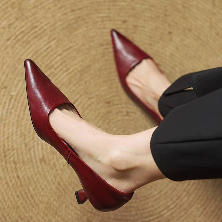 Escarpins Anok en cuir véritable