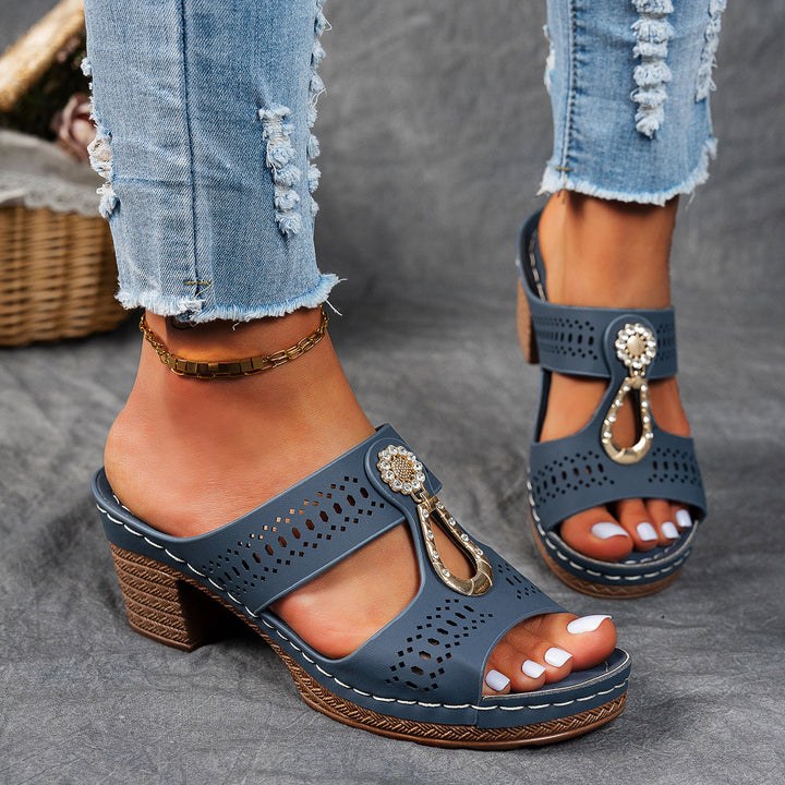 Isabella™ | Sandalias ortopédicas cómodas de tacón alto