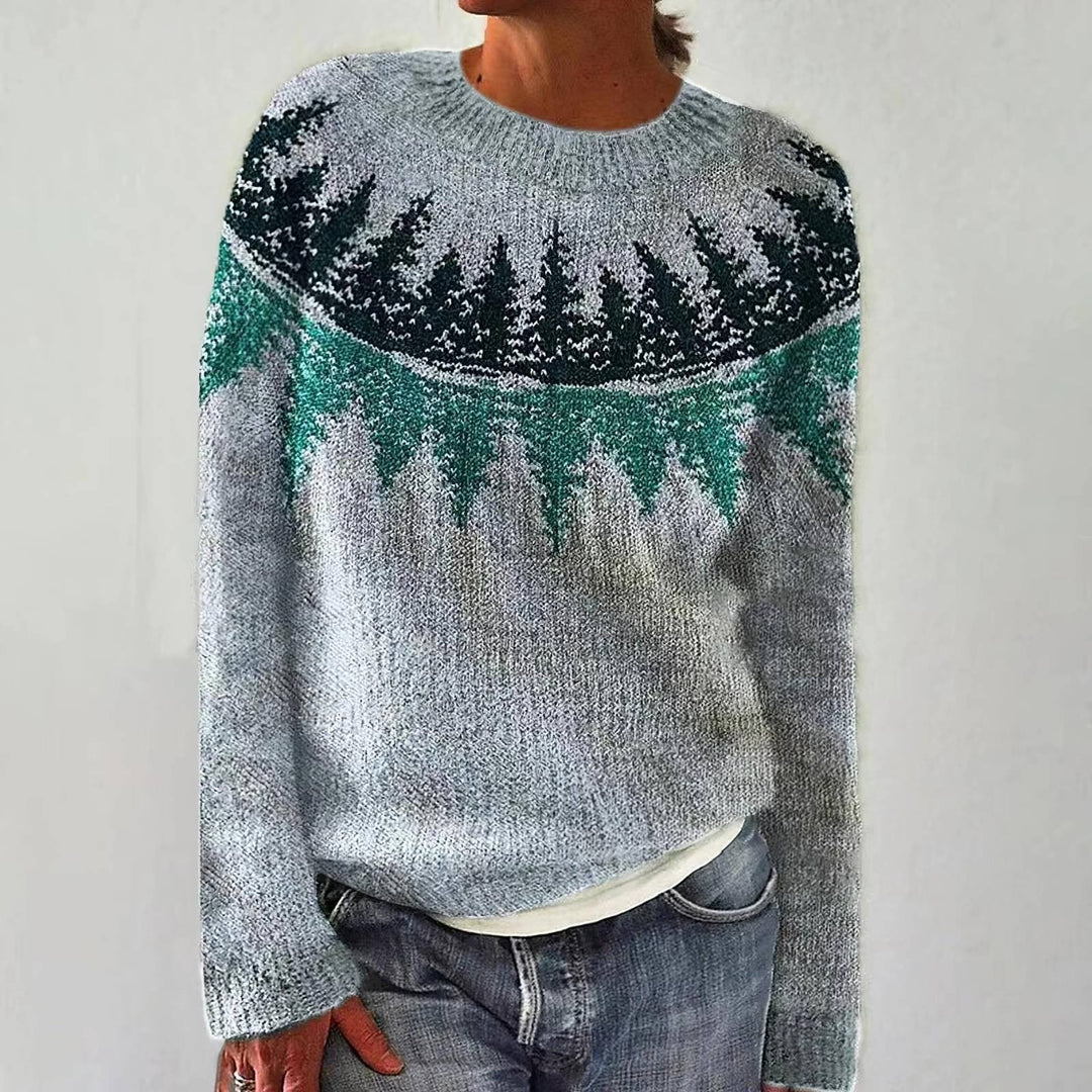Ellie - Retro Scandinavian knitted sweater