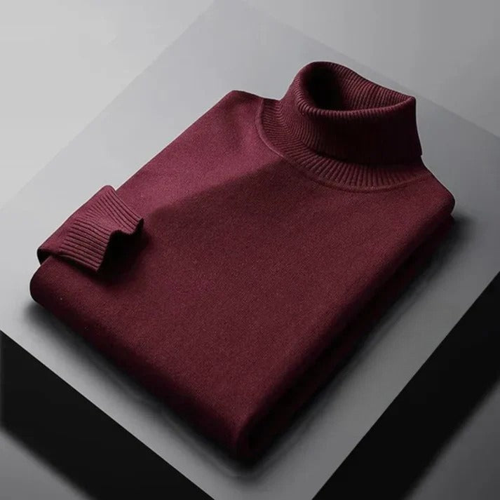 Klassischer Rollkragenpullover aus Kaschmir
