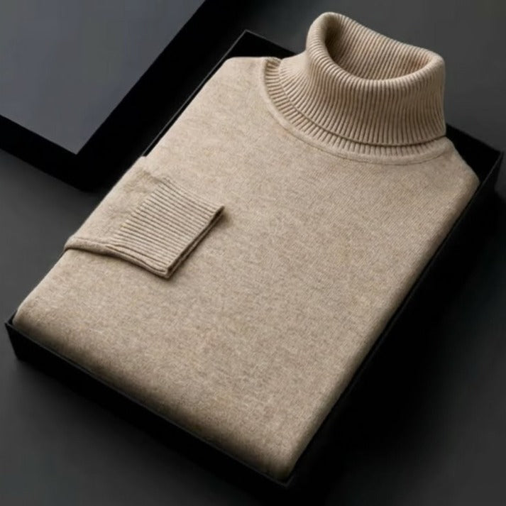 Klassischer Rollkragenpullover aus Kaschmir