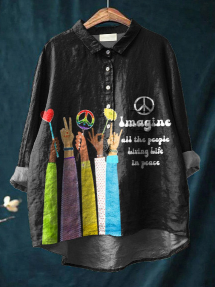 Hippie™ - Chemise Artistique Peace