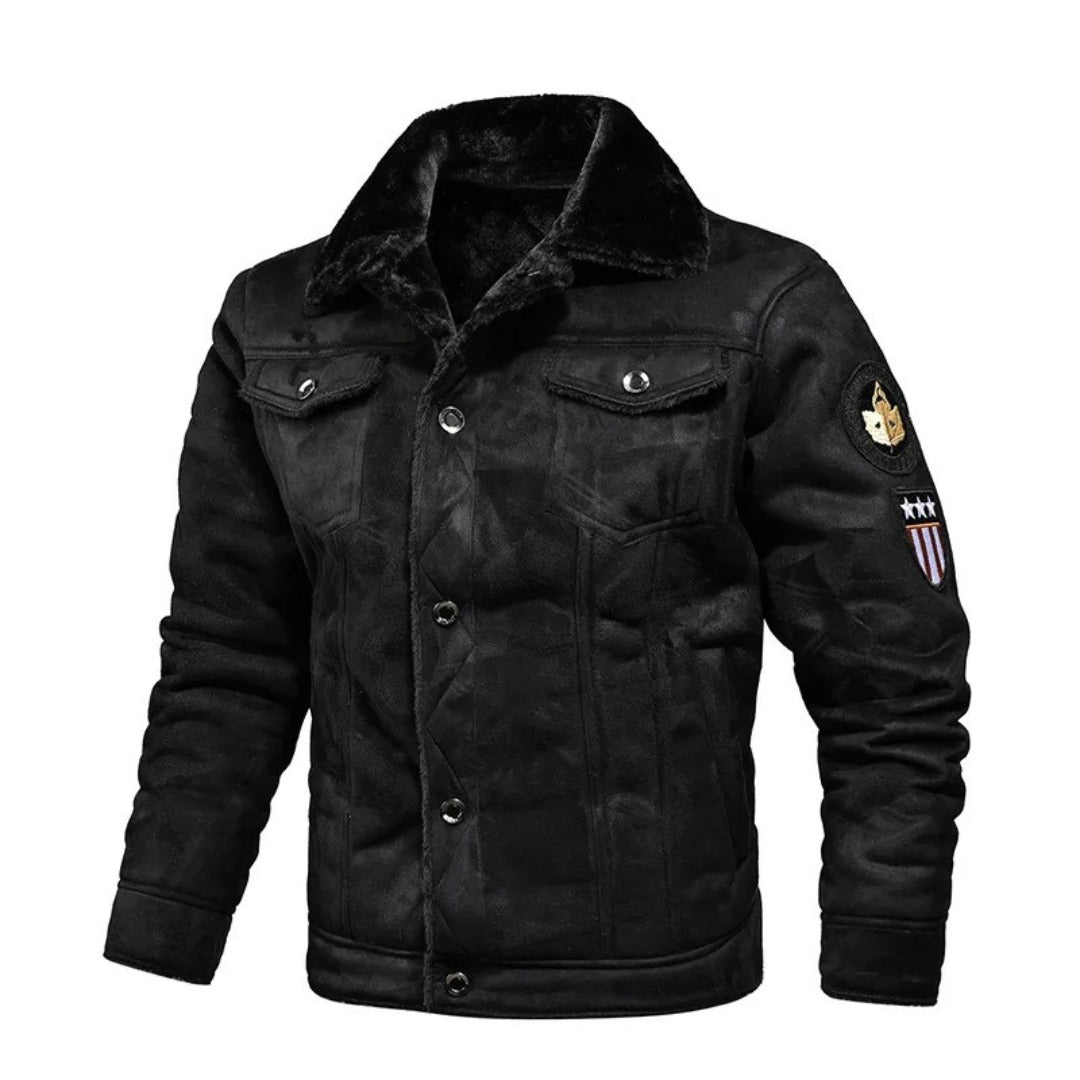 Veste en Cuir Chaude et Polyvalente