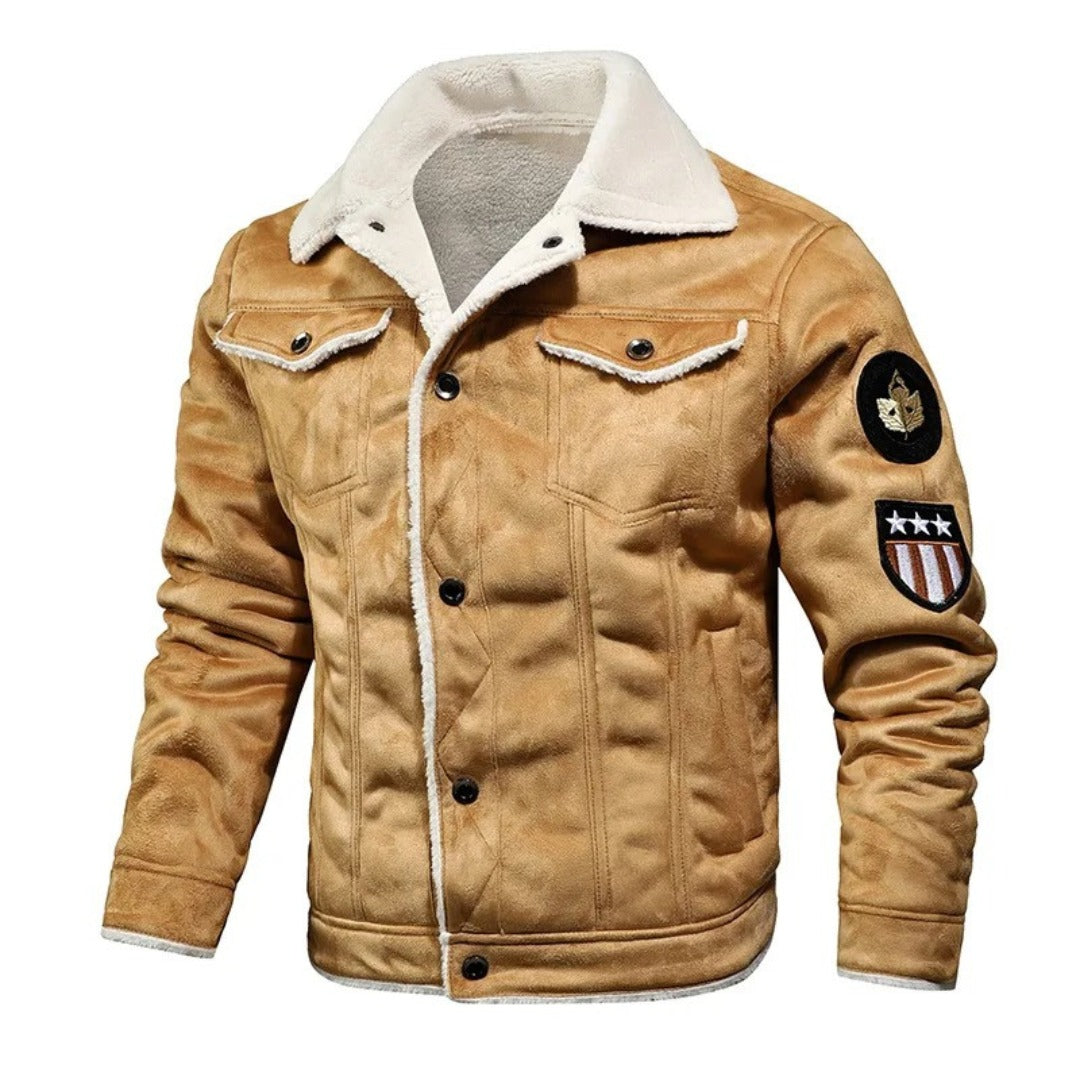 Veste en Cuir Chaude et Polyvalente