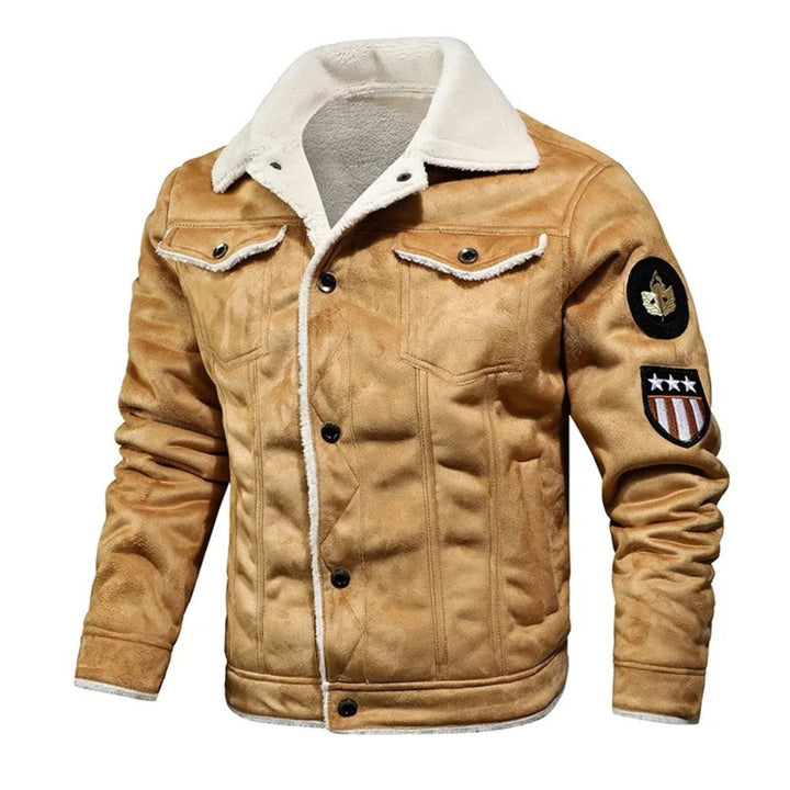 Veste en Cuir Chaude et Polyvalente