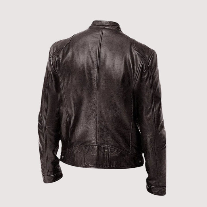 Veste en cuir pour homme