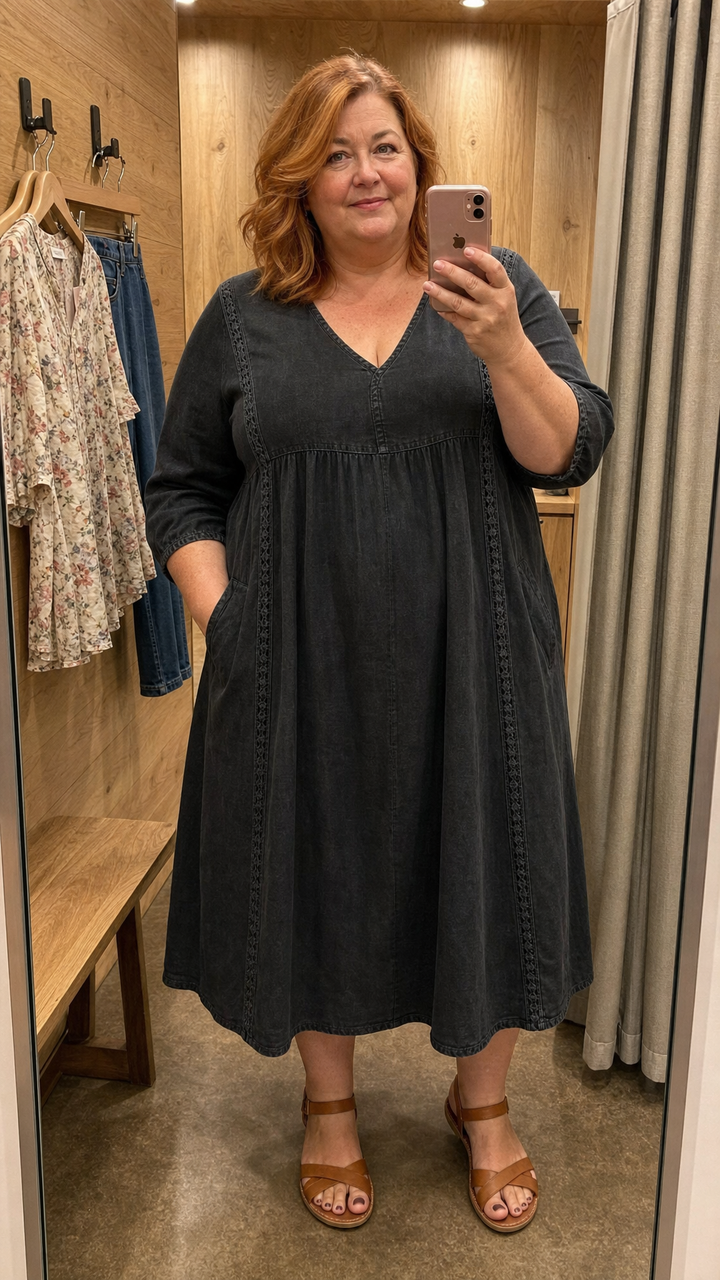Elegant A-Line Maxi Dress Carmela