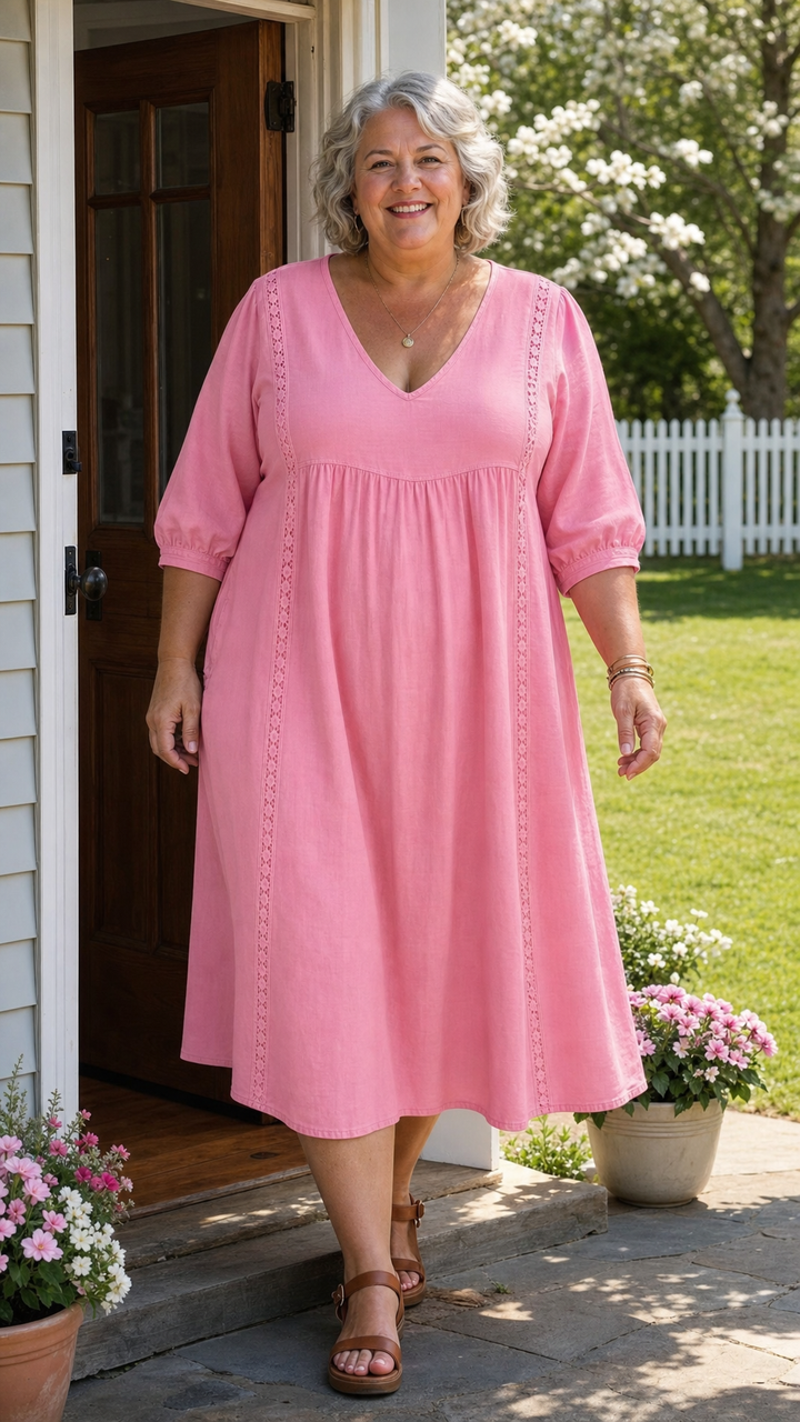Elegant A-Line Maxi Dress Carmela
