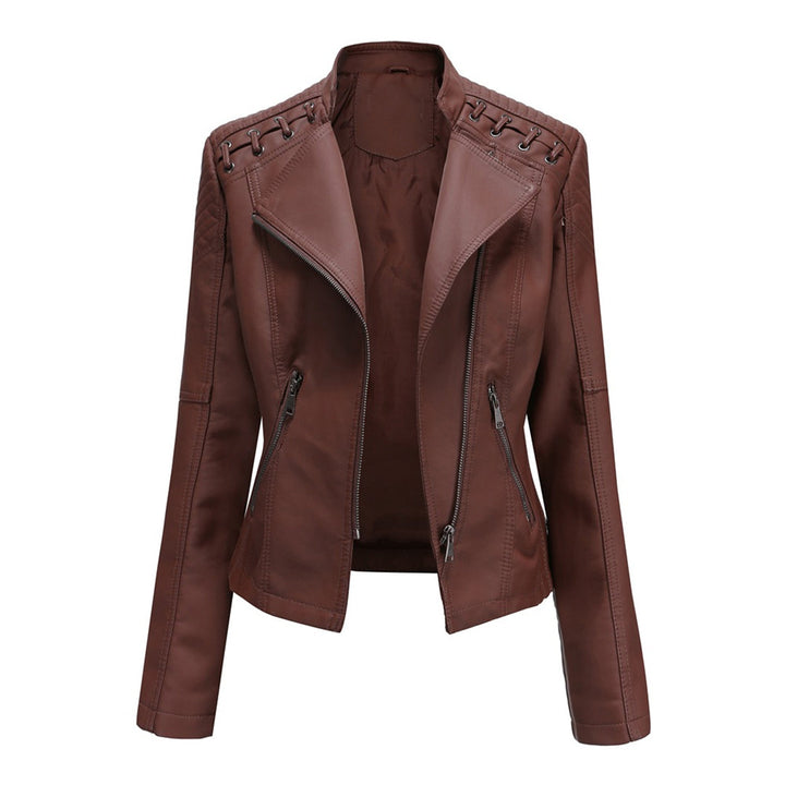 Marguerite™ | Chaqueta de moto acolchada asimétrica para mujer