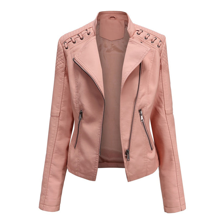 Marguerite™ | Chaqueta de moto acolchada asimétrica para mujer