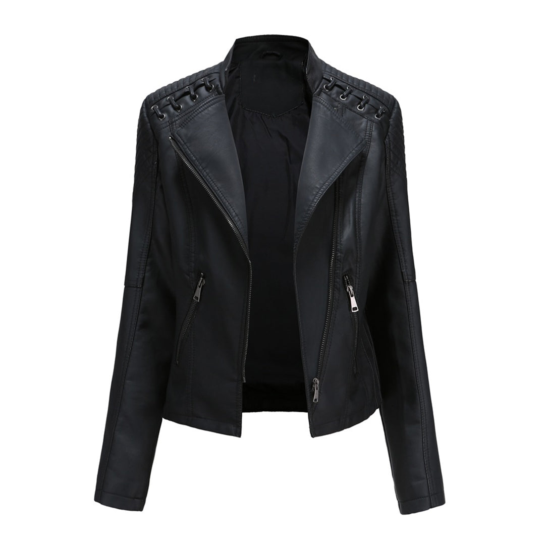 Marguerite™ | Chaqueta de moto acolchada asimétrica para mujer