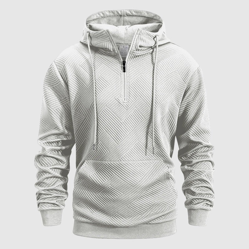Sweat à capuche texturé