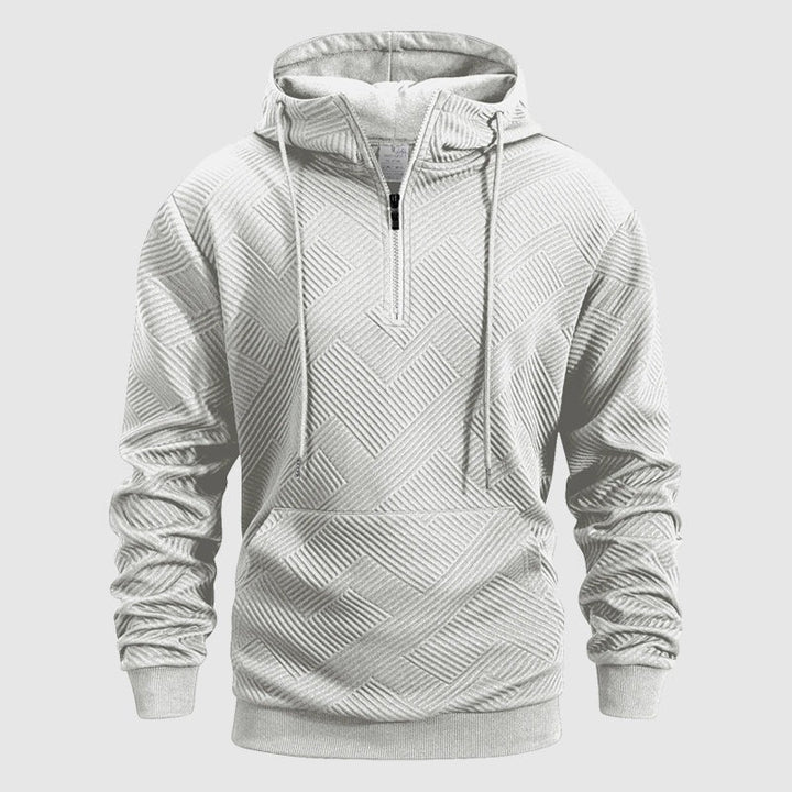 Sweat à capuche texturé