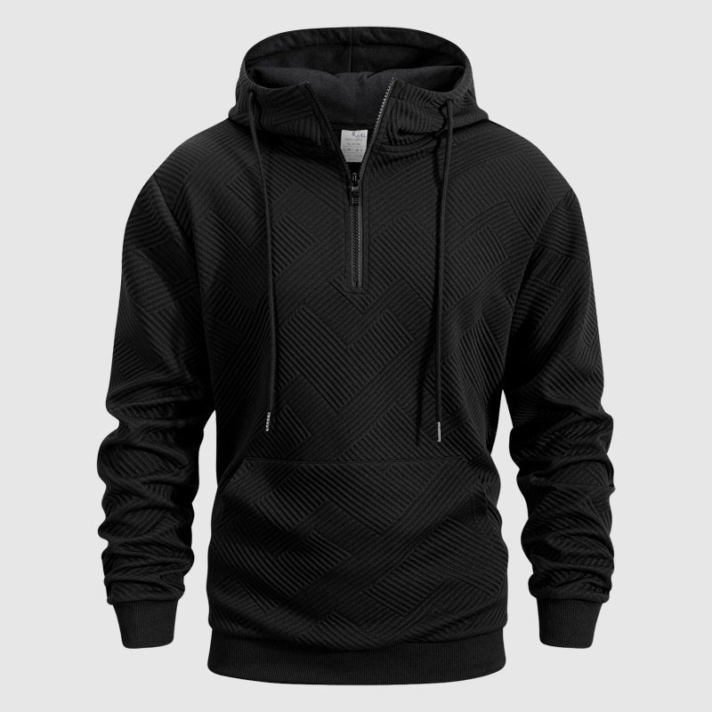 Sweat à capuche texturé