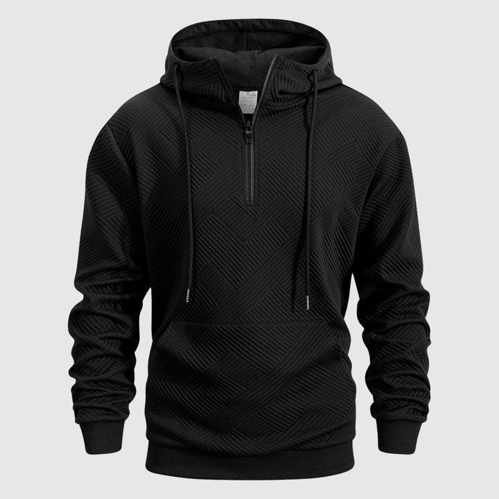 Sweat à capuche texturé