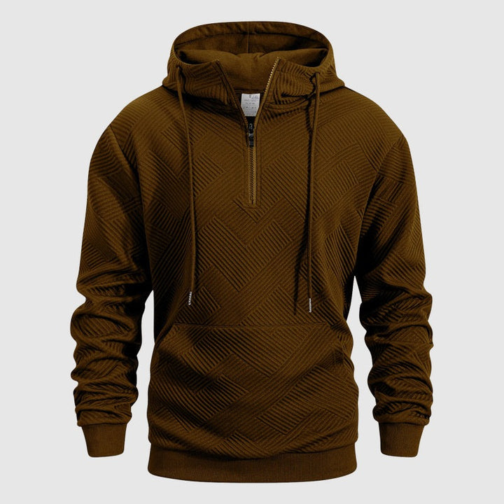 Sweat à capuche texturé