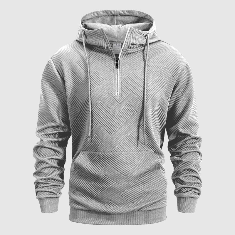 Sweat à capuche texturé