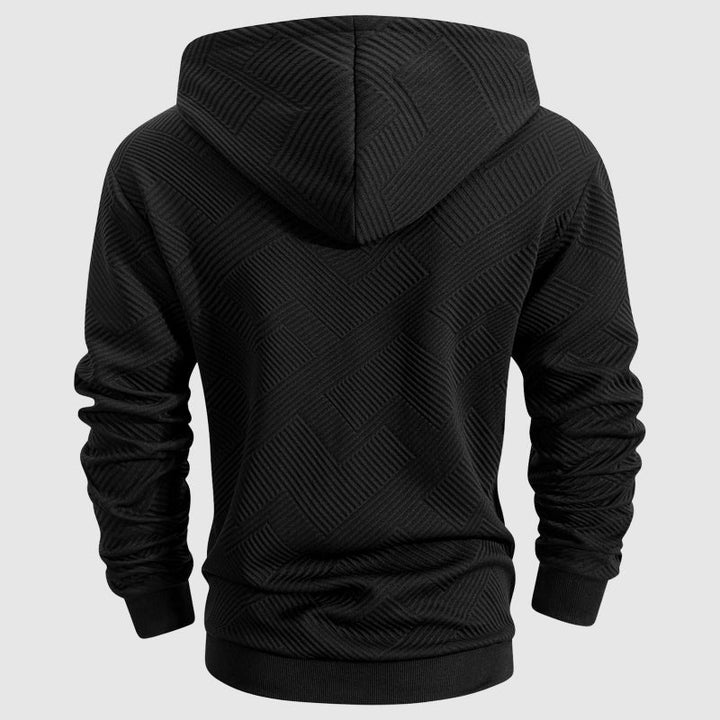 Sweat à capuche texturé