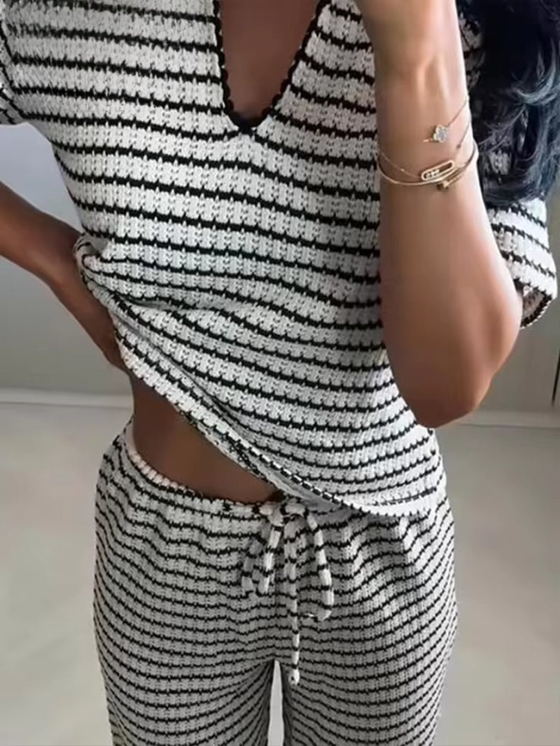 Ensemble en tricot allure rétro