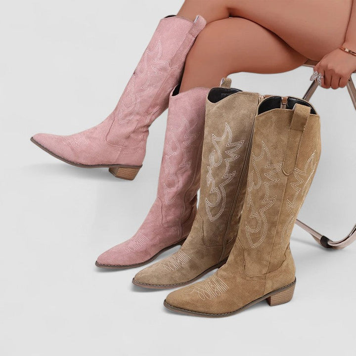 Clara | Wide-Calf Knee-High Boots