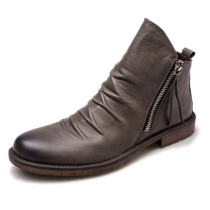 Bottines Chelsea en cuir véritable haut de gamme
