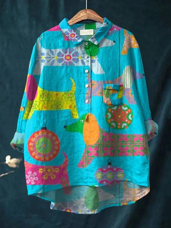 Uluru™ - Chemise Artistique Chat