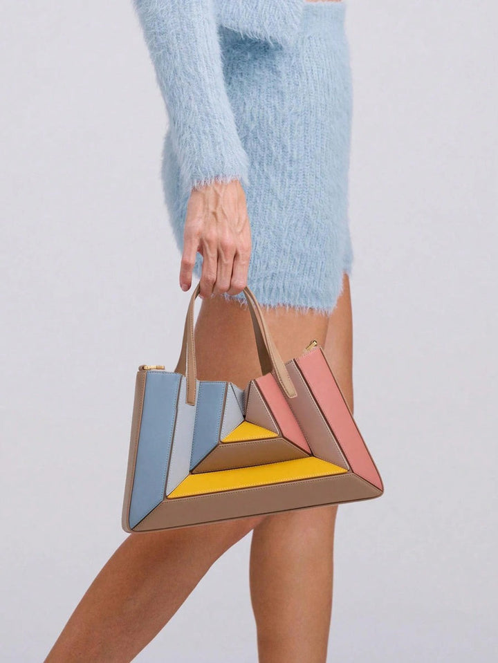 Sac à blocs de couleurs ambre