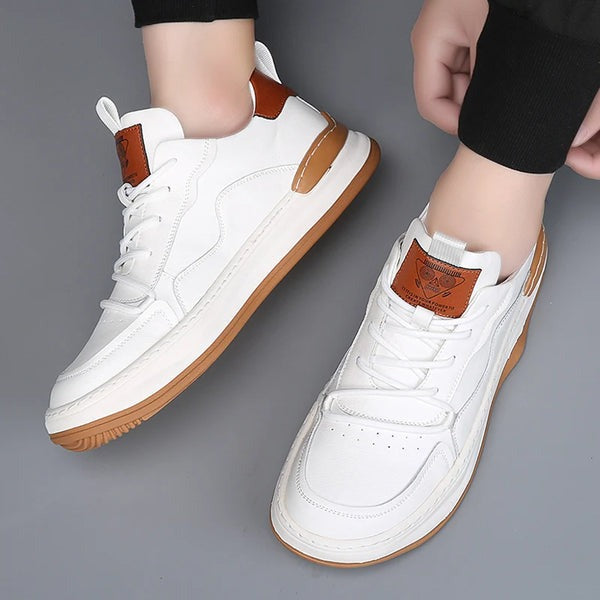 Baskets en cuir véritable Noble