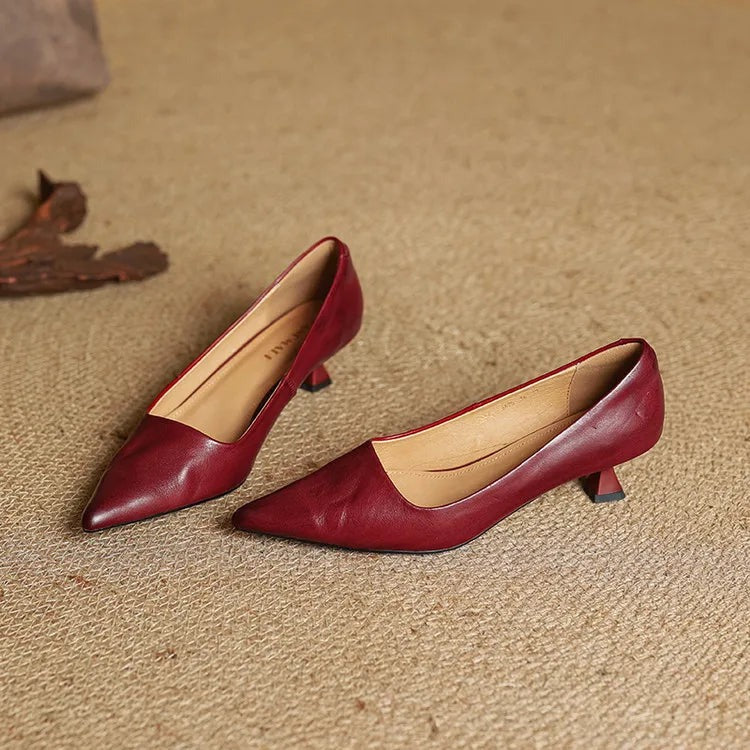 Escarpins Anok en cuir véritable